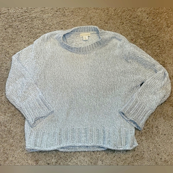 Cynthia Rowley Silver Sweater size large - Picture 1 of 4